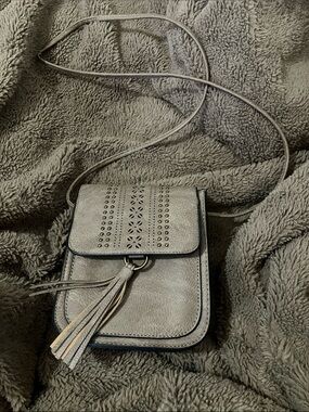 Women’s Crossbody Bag with Tassel Accent